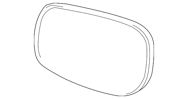 87931-53250 Деталь MIRROR GLASS, RIGHT