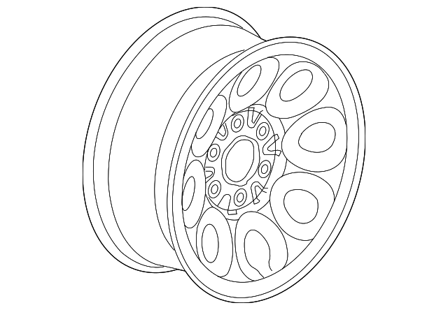 9595249 Деталь WHEEL, STEEL