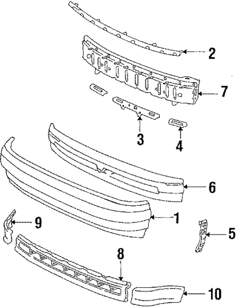 Celica BUMPER & COMPONENTS - FRONT