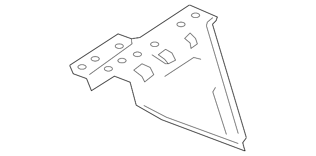 15832632 Деталь LOWER REINF, LEFT