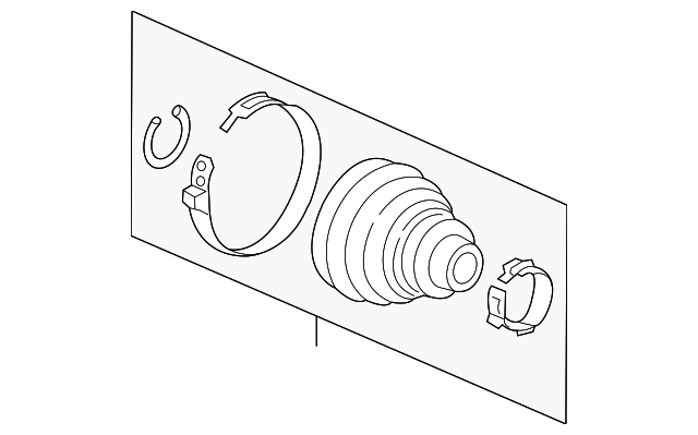 44018-TZ4-305 Деталь BOOT SET, OUTBOARD