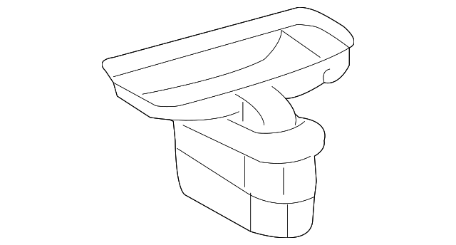 87211-50260 Деталь LOWER DUCT, LEFT