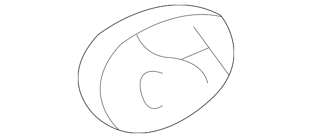 5L8Z-78404C28-AA Деталь WEDGE, RIGHT