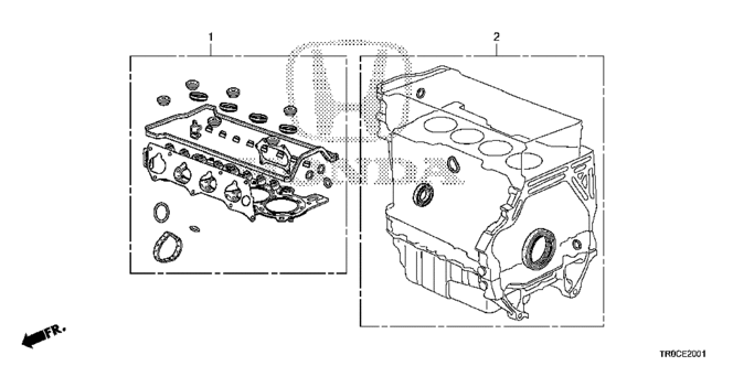 CIVIC SEDAN GASKET KIT (2.4L)