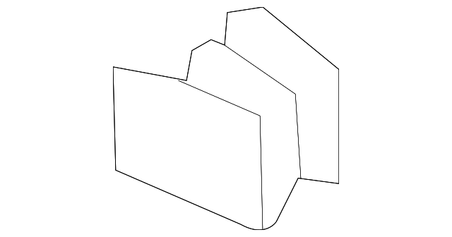 90084-46035 CORNER COVER CLIP, RIGHT