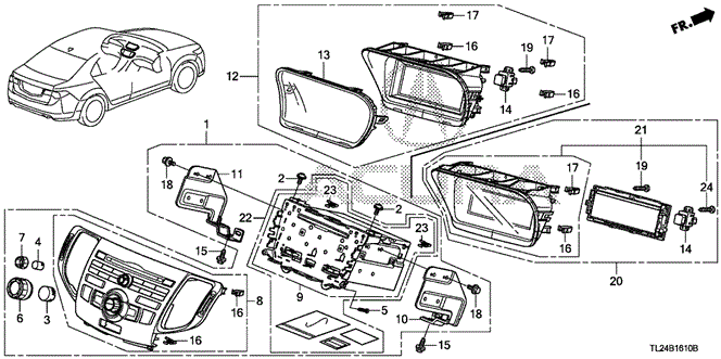 TSX SEDAN AUDIO UNIT