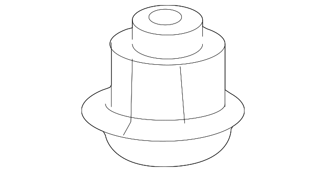 25944112 ENGINE CRADLE LOWER INSULATOR, LEFT