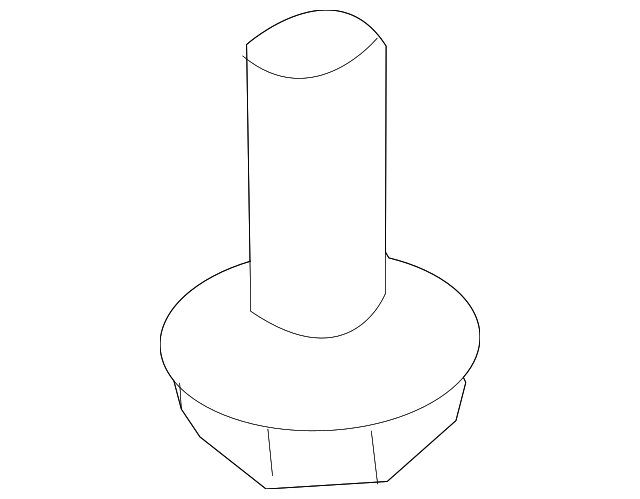 01466-00103 ROCKER MOLDING SCREW, LEFT