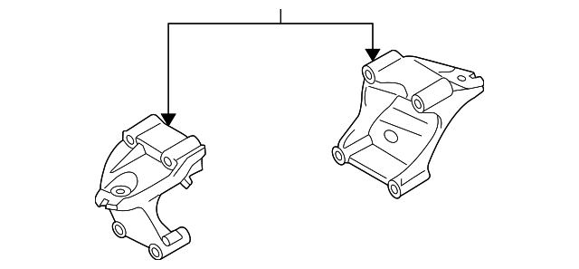 7L6-199-307 Деталь MOUNT BRACKET, LEFT