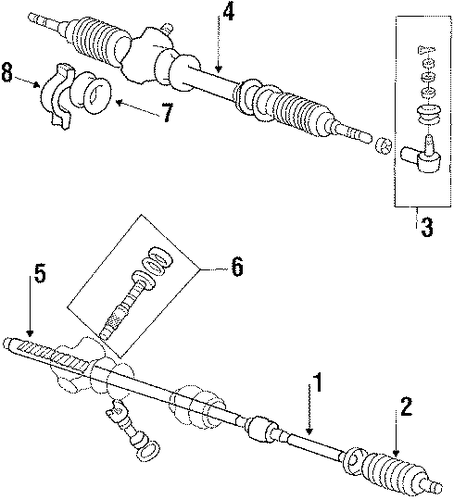 Precis STEERING GEAR & LINKAGE 2