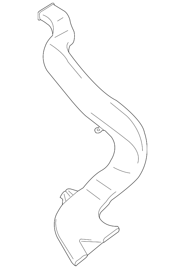 7465364J00 Деталь REAR DUCT, LEFT
