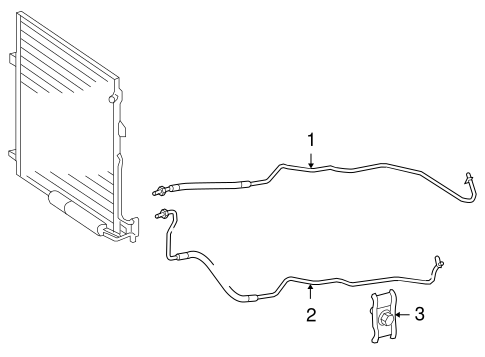 CL63 AMG TRANS OIL COOLER