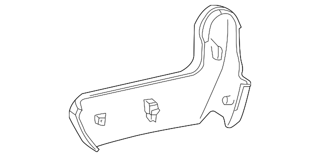 71811-AE040-B0 Деталь RECLINE COVER, RIGHT