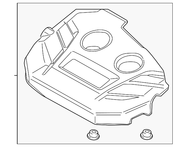 DS7Z-6A949-N Деталь ENGINE COVER