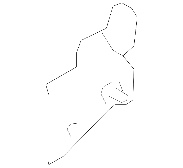 6L3Z-1522810-AA Деталь LOWER HINGE, RIGHT