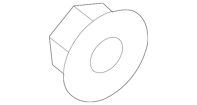 -N621941-S441 Деталь UPPER HINGE NUT, RIGHT