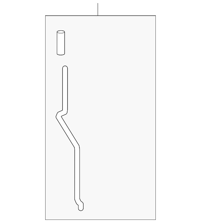 9L3Z-1521852-AA Деталь LOCK ROD, RIGHT