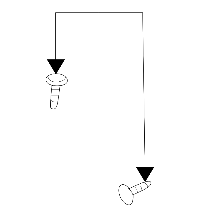11561668 ARMREST SCREW, RIGHT