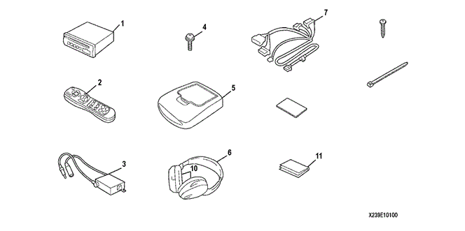 ACCESSORIES/DVD BASED I-VES (1) for 2003 Honda PILOT #1