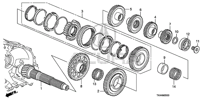 TL MT COUNTERSHAFT