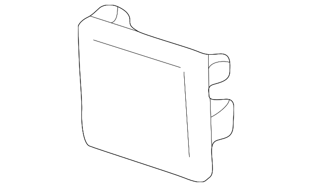 10272372 SEAT BELT COVER, LEFT