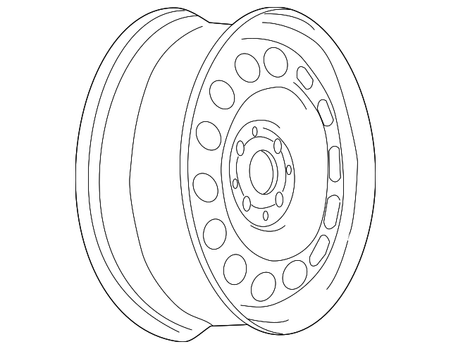 8095934050 Деталь SPARE WHEEL