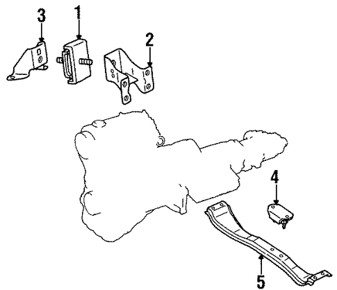 MPV ENGINE & TRANS MOUNTING