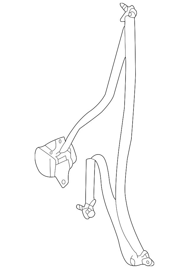 86884-6Z507 Деталь BELT & RETRACTOR, RIGHT
