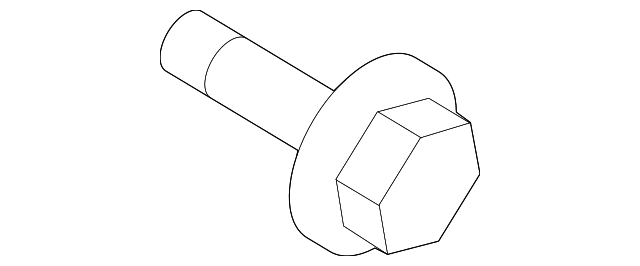K9983-00614 DOOR GLASS SCREW, LEFT