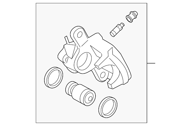 47850-02190 Деталь CALIPER, LEFT