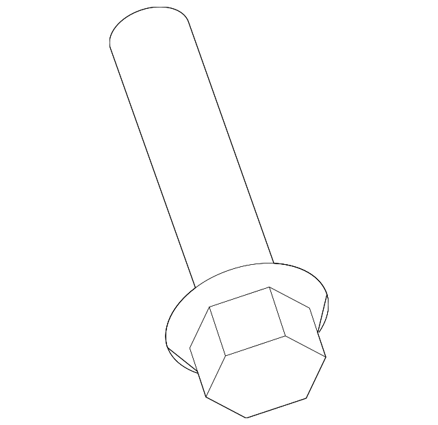 -W711237-S439 FT LWR CNTL ARM BOLT, RIGHT