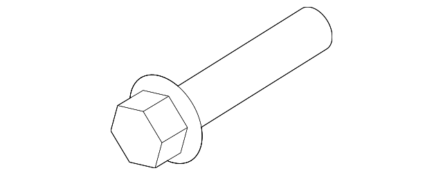 -W712774-S900 LOWER CNTRL ARM BOLT, RIGHT