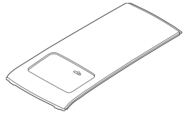 MR981569 Деталь ROOF PANEL
