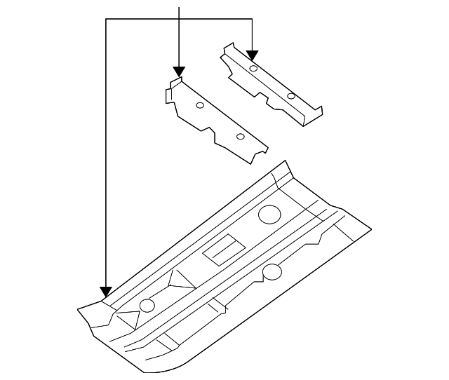 G4320-1VKMA Деталь FRONT FLOOR PAN, RIGHT