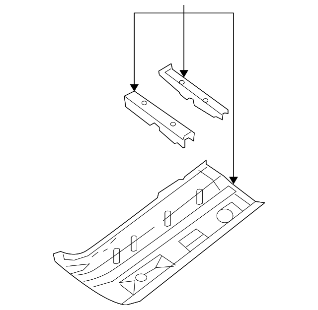 G4321-1VKMA Деталь FRONT FLOOR PAN, LEFT