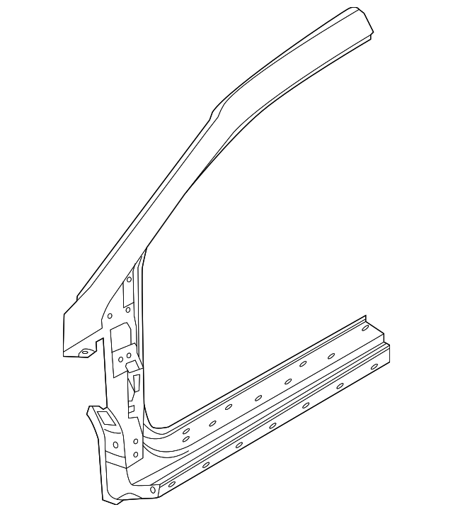 71110-A7A20 Деталь HINGE PILLAR, LEFT