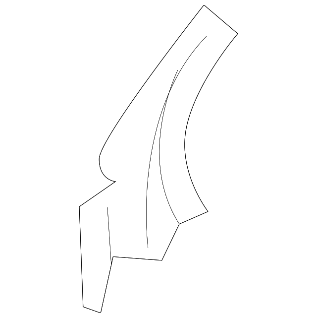 ZZCA-51-791 Деталь EXTENSION, RIGHT