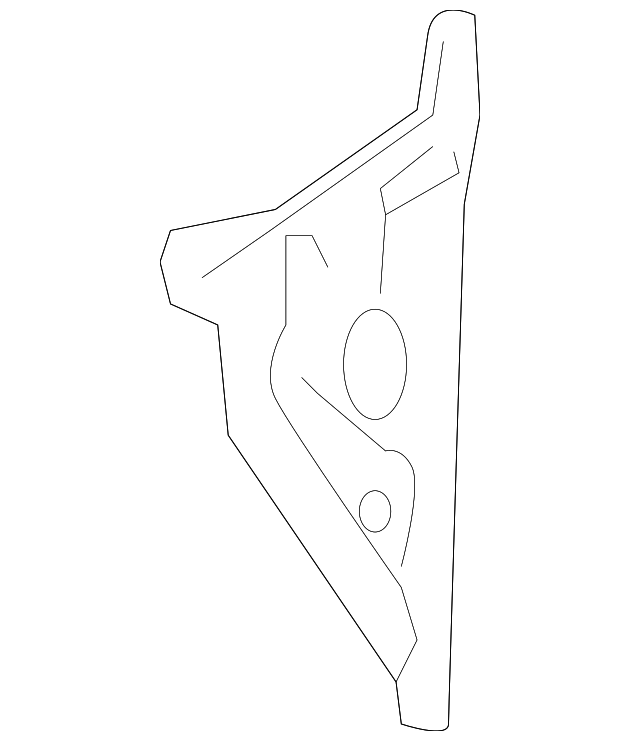ZZC0-71-020 Деталь COWL SIDE PANEL, LEFT
