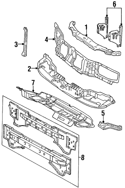 Contour RADIATOR SUPPORT