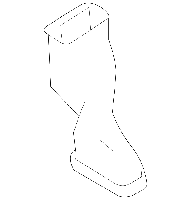 27831-4BU0A Деталь HEATER DUCT, LEFT