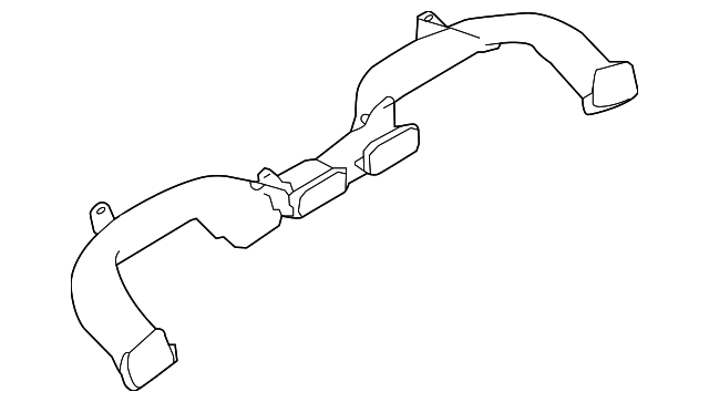27860-4BU0A Деталь CENTER DUCT