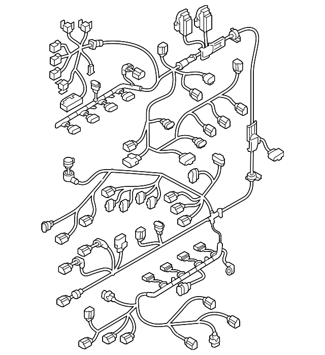 4H1-971-713-AE Деталь ENGINE HARNESS