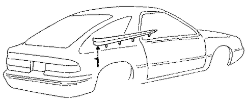 Daytona EXTERIOR TRIM - QUARTER PANEL