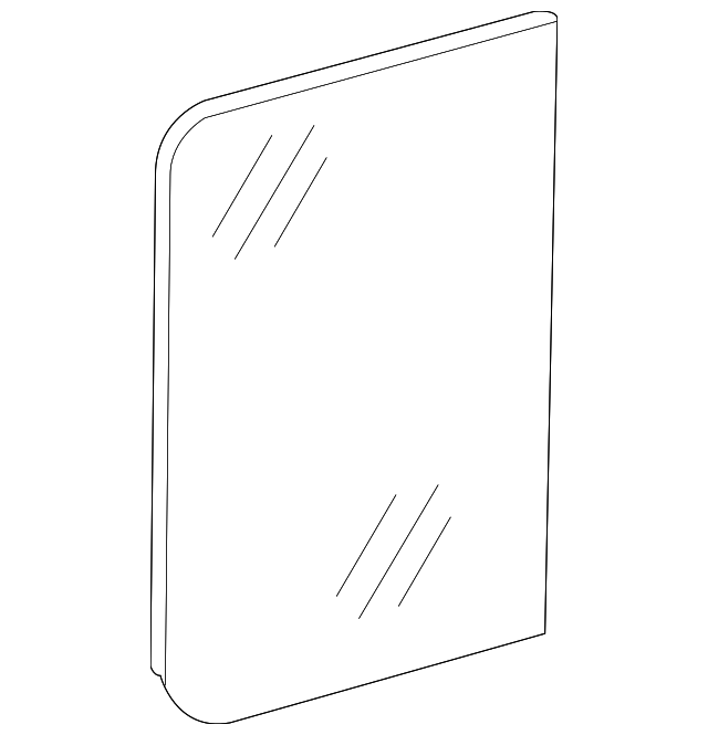 5134001AA Деталь VENT GLASS, LEFT