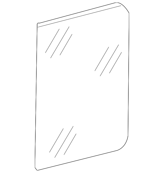 5134002AA Деталь VENT GLASS, RIGHT