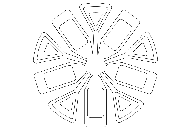 52910-3W610 Деталь WHEEL, ALLOY