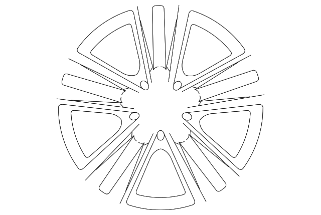 52910-3W730 Деталь WHEEL, ALLOY