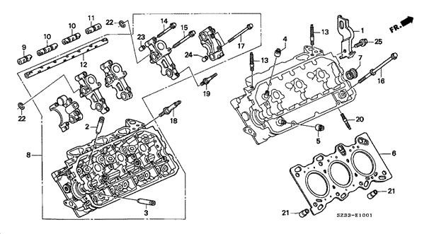 RL CYLINDER HEAD (R.)