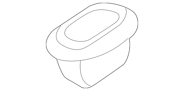 MU810522 Деталь SCUFF PLATE GROMMET, RIGHT