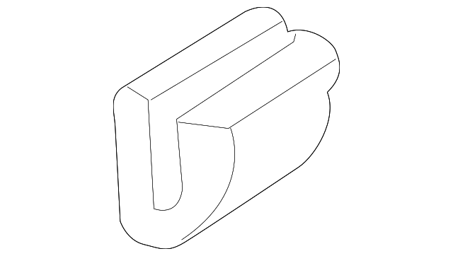 MU470041 Деталь SCUFF PLATE CLIP, RIGHT